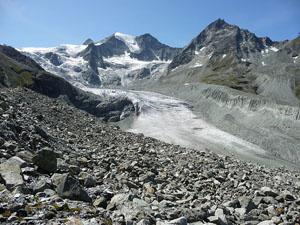 View of the Moiry Glacier