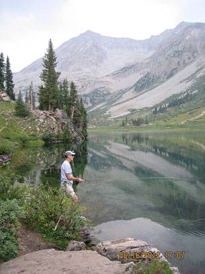 Flyfishing at Geneva Lake
