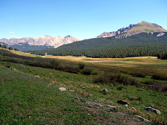 View toward the Trout Lake Area