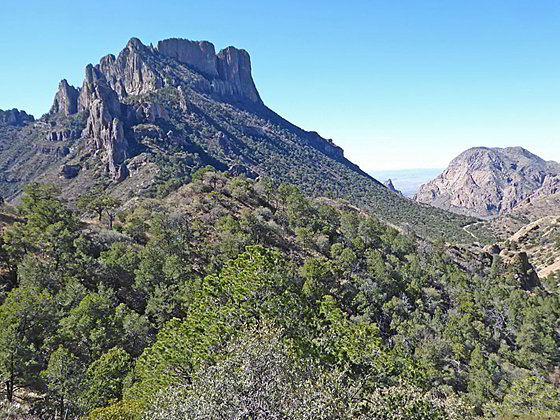Casa Grande and Vernon Bailey Peak