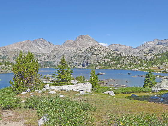 Mount Lester from the south end of Upper Cook Lake