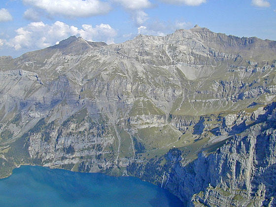 Dundehorn and Schwarzhorn to the north