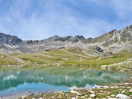 Lake Immez in the Macun Lakes