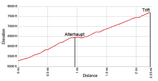 Elevation Profile Trift