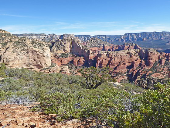 View of Fay Canyon from the trail