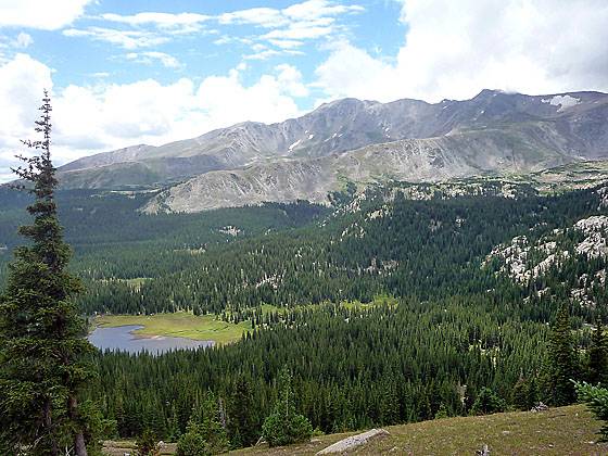 View of Native Lake and Mt. Massive